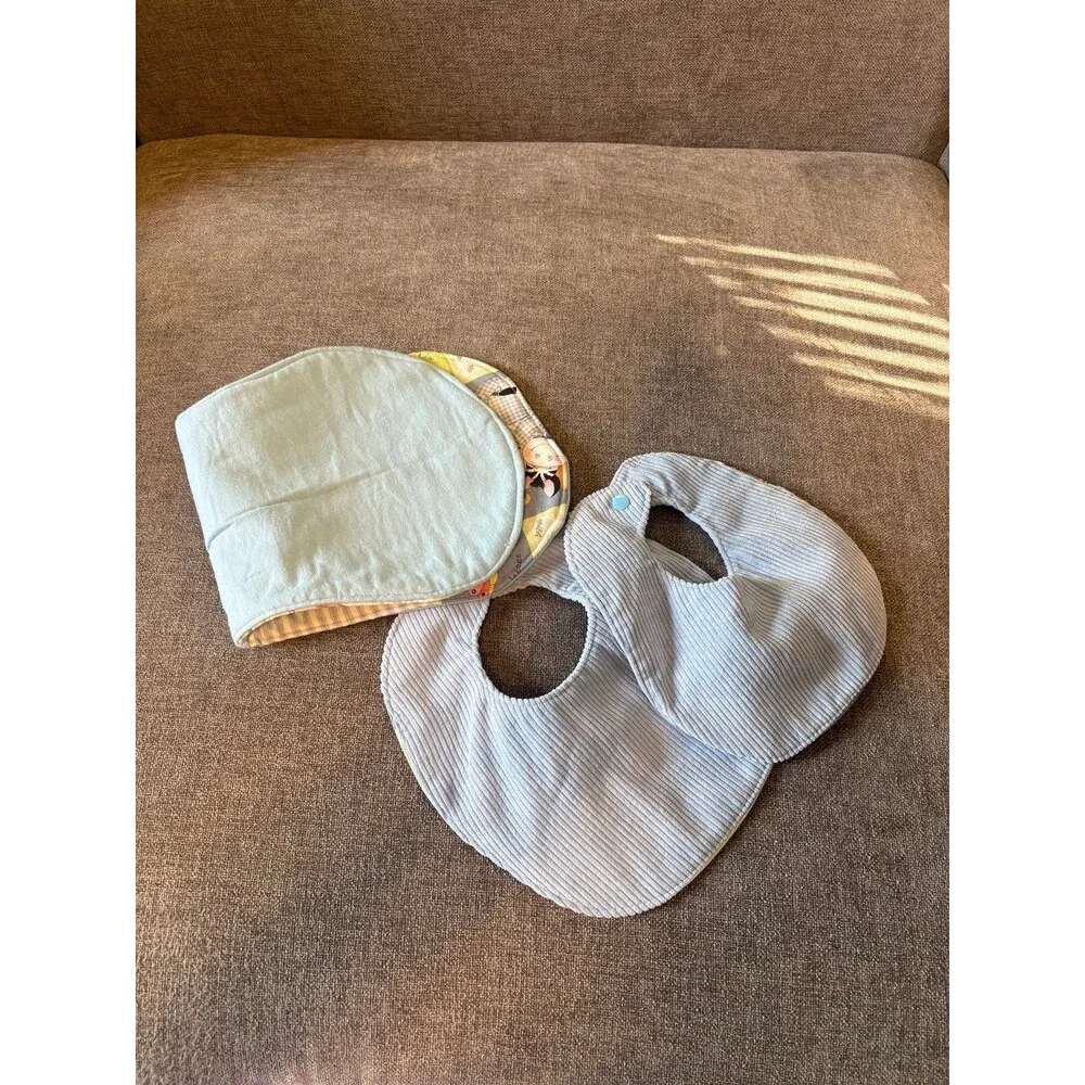 Handmade Baby Bibs and Burp Cloths Set NWOT